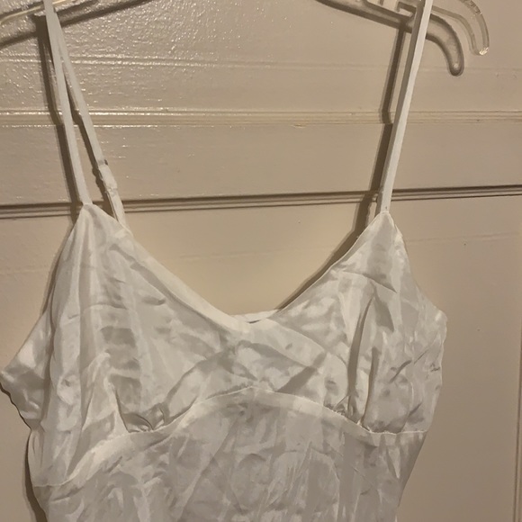 MIGUELINA WHITE SILK SLIP NEW - Picture 3 of 7